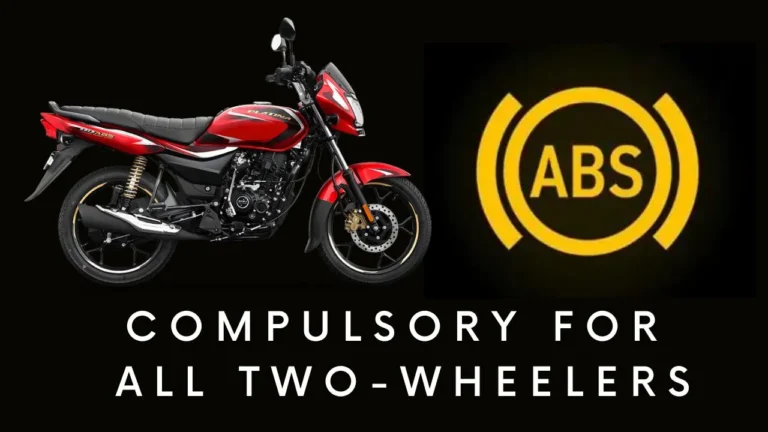 ABS Mandatory on All New Two-Wheelers